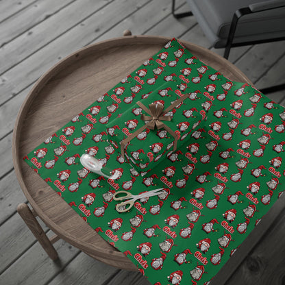 Santa Gnomes Custom Wrapping Paper (Chris)