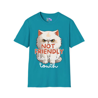 Not Friendly Do Not Touch Cat T-shirt