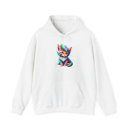 Cute Colorful Kitten 2 Heavy Blend™ Hooded Sweatshirt