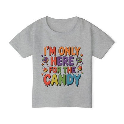 I'm Only Here for The Candy Heavy Cotton™ Toddler T-shirt