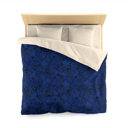Nocturne Roses Microfiber Duvet Cover