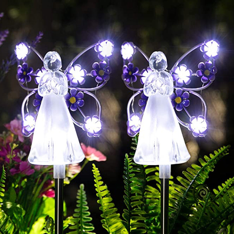 Beautiful Solar Angel Garden Lights