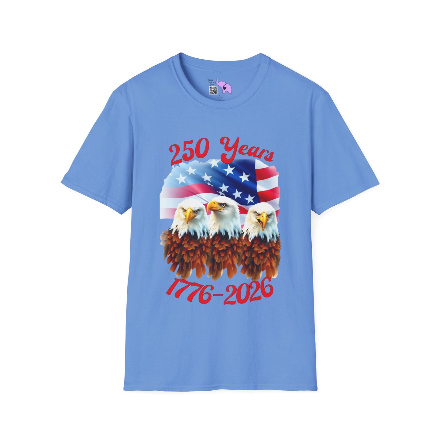 Three Eagles 250 Years 1776-2026 Adult T-shirt