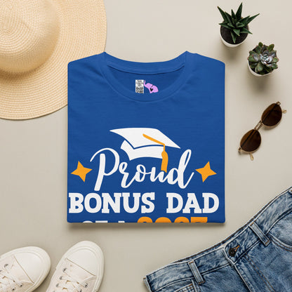 Proud Bonus Dad of a 2027 Graduate Adult T-shirt
