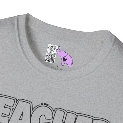 Teacher Definition: Lesson Planned, Class Unplanned, Chaos Guaranteed Adult T-shirt