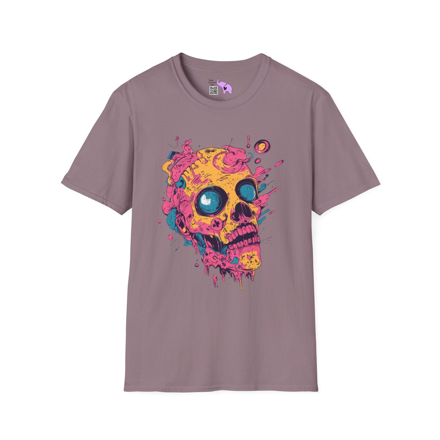 Sleepy Skull Adult T-shirt