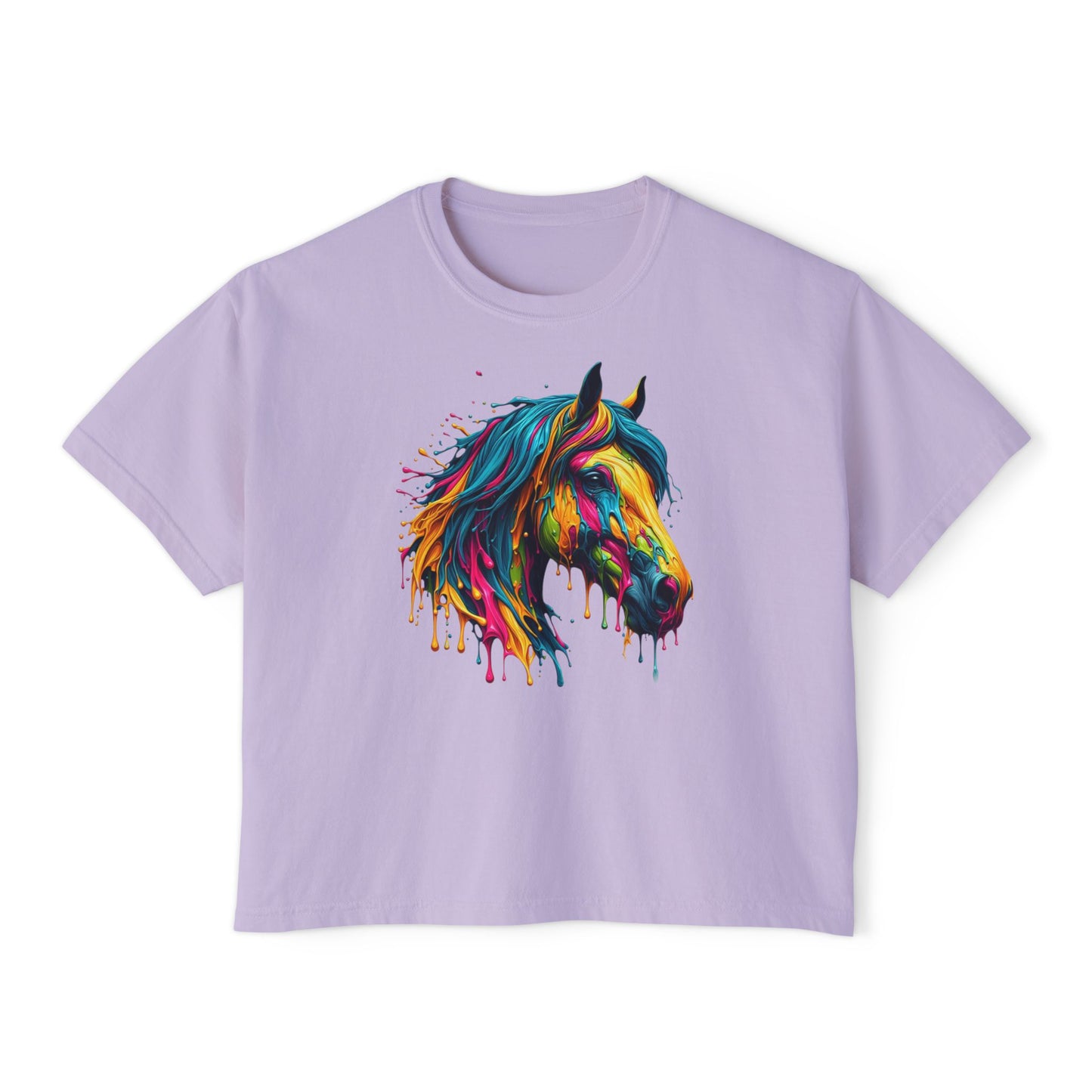 Colorful Horse Women's Boxy Tee