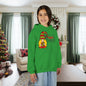 Merry Christmas Girl Gnome Youth Hoodie