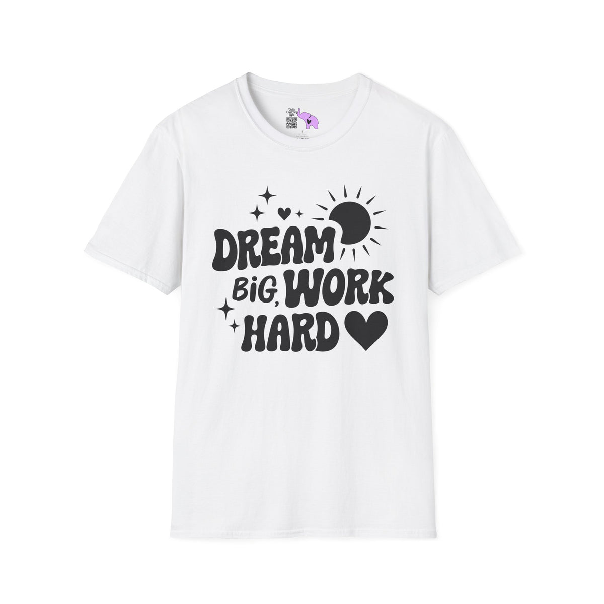 Dream Big Work Hard Adult T-shirt