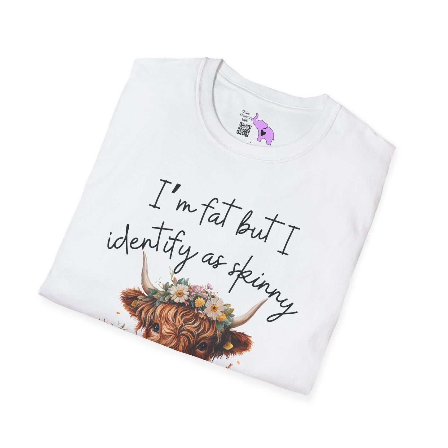 I'm Fat But I Identify as Skinny; I'm Trans-skinny Adult T-shirt