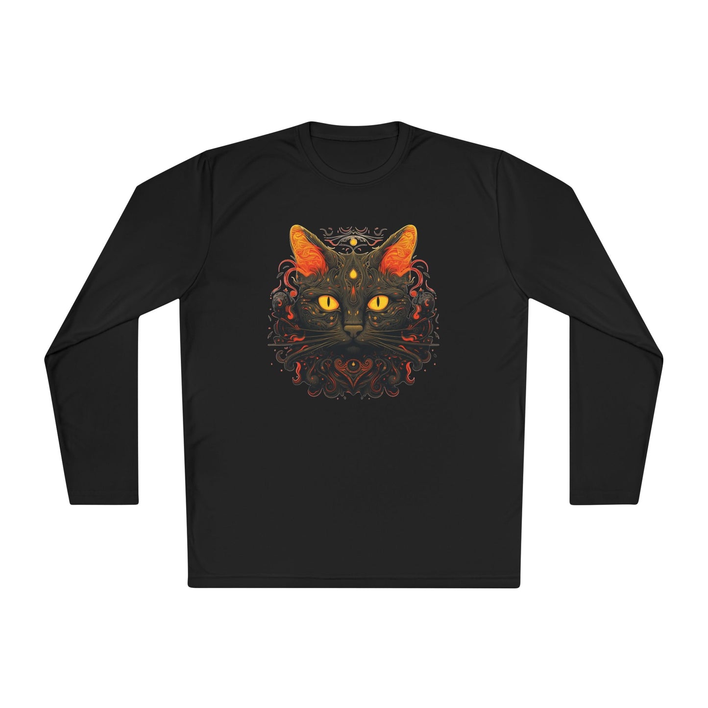 Creepy Black Cats 2 Adult Long Sleeve Tee