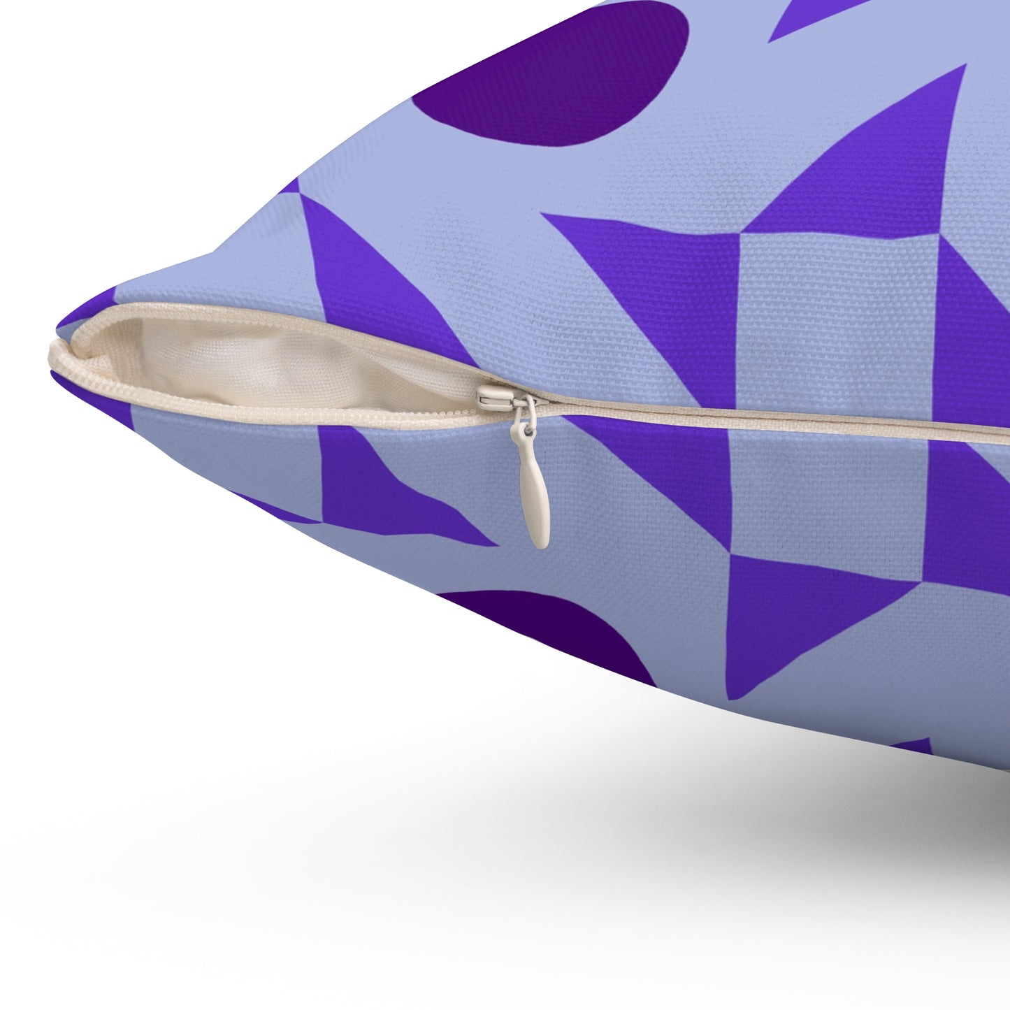 Violet Pinwheels Throw Pillow