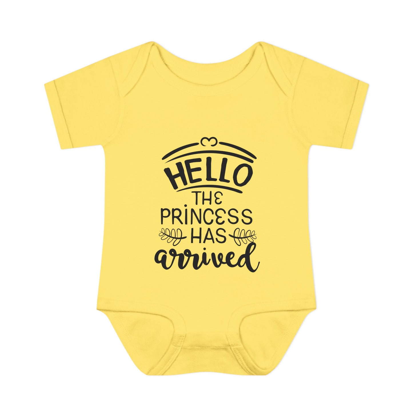 The Princess Has Arrived Infant Baby Rib Bodysuit