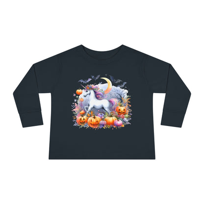 Halloween Unicorn Toddler Long Sleeve Tee
