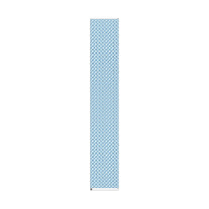 Cozy Blue Checkered Wrapping Paper