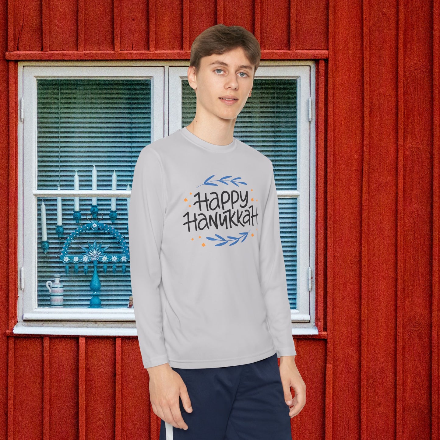 Happy Hanukkah 2 Youth Long Sleeve Tee