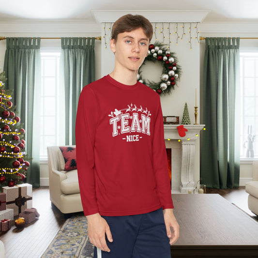 Team Nice Youth Long Sleeve Tee