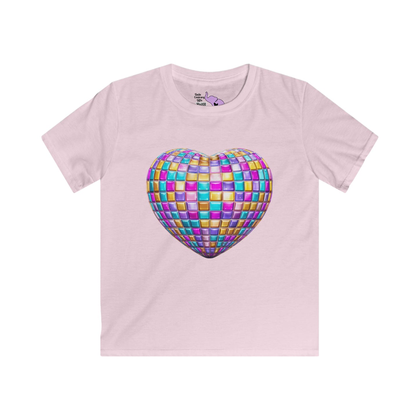 Heart in Blocks Youth Softstyle Tee