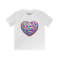 Heart in Blocks Youth Softstyle Tee