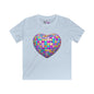 Heart in Blocks Youth Softstyle Tee