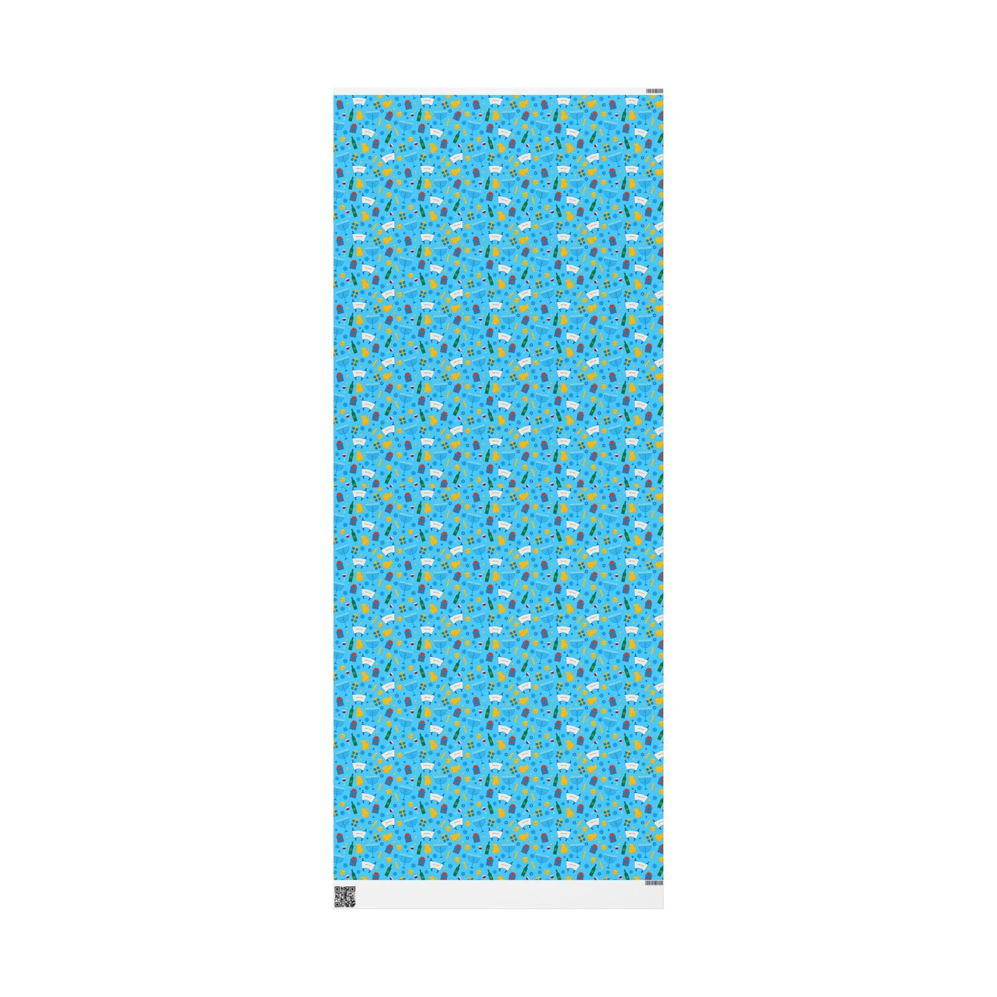 Illuminated Symbols Hanukkah Wrapping Paper