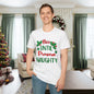 Nice Until Proven Naughty Adult T-shirt