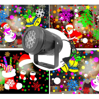 Christmas Projector LED Rotating Pattern Light