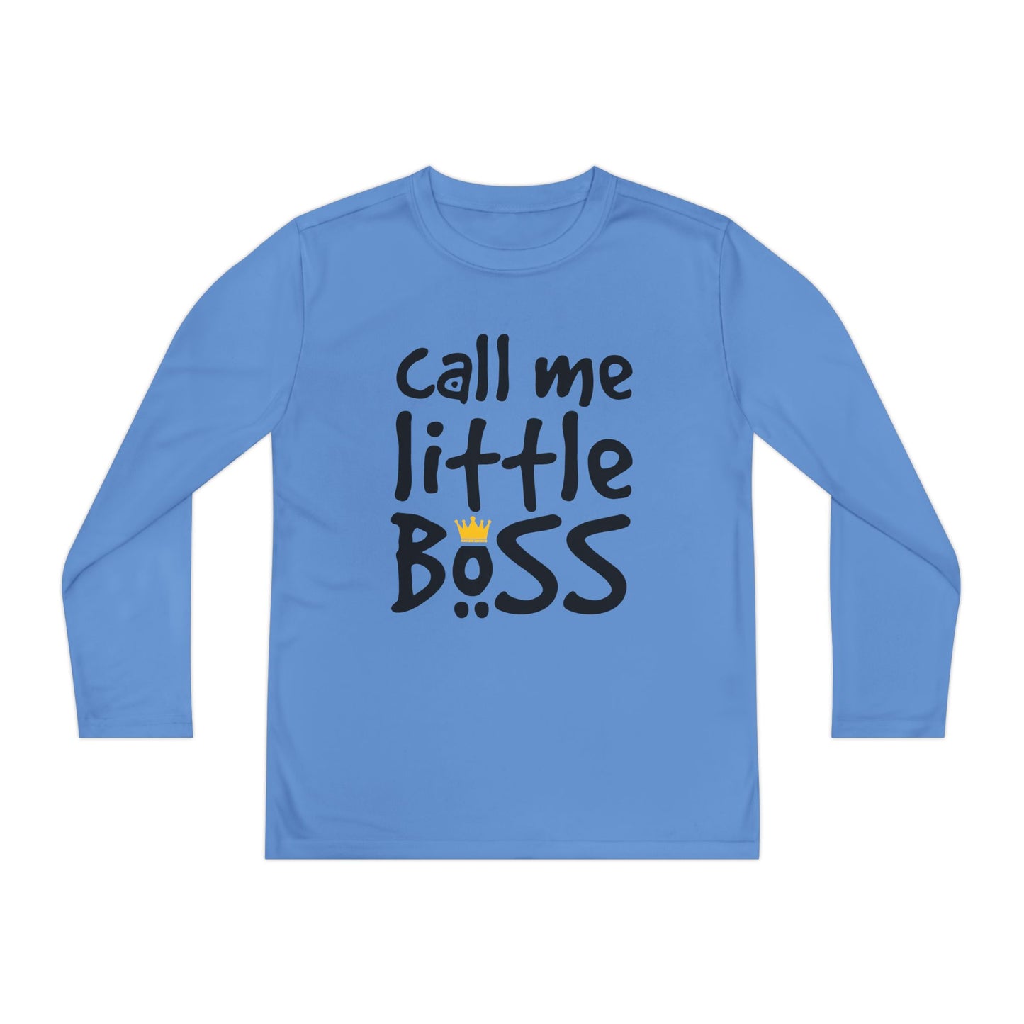 Call Me Little Boss Youth Long Sleeve Tee