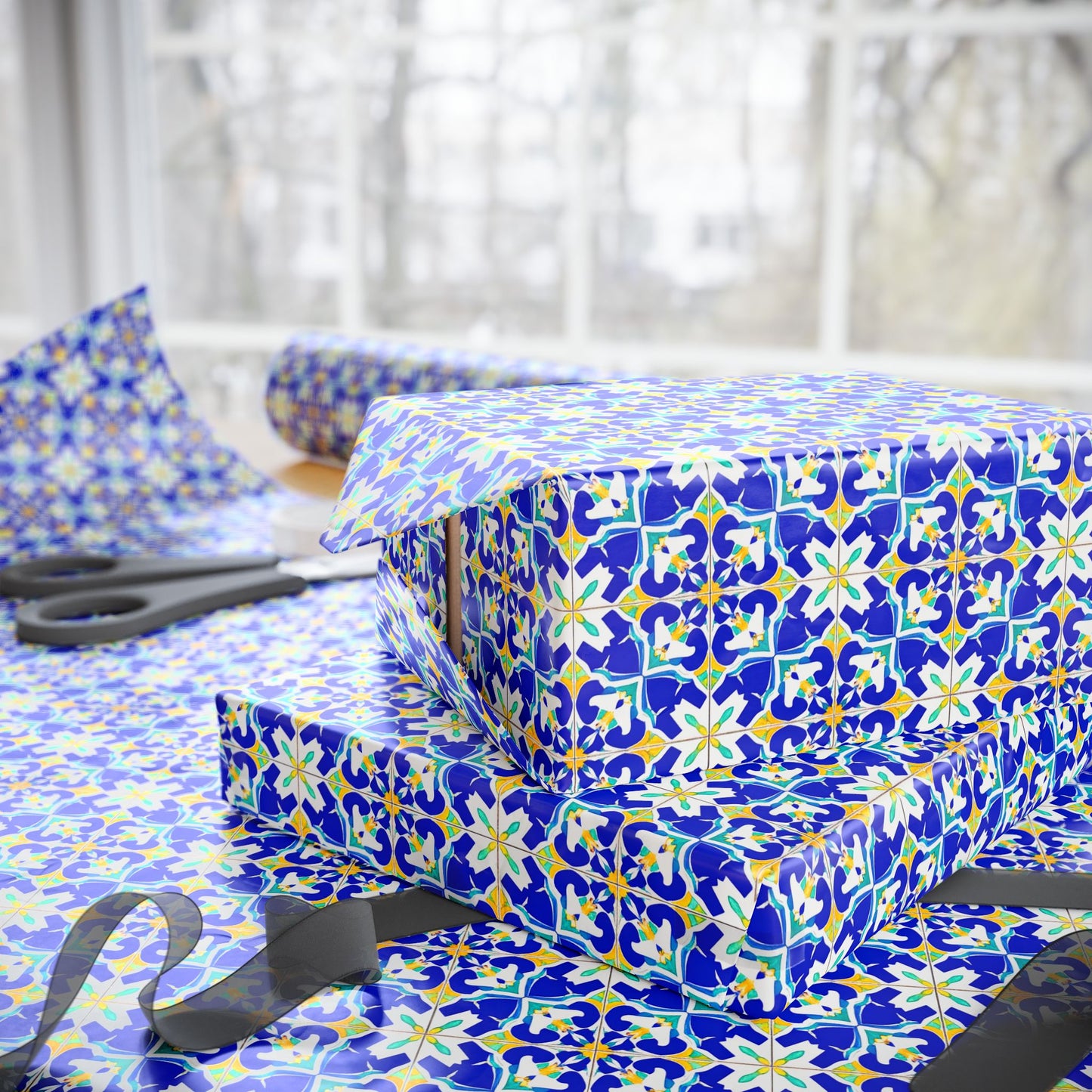 Blue Horizon Wrapping Paper