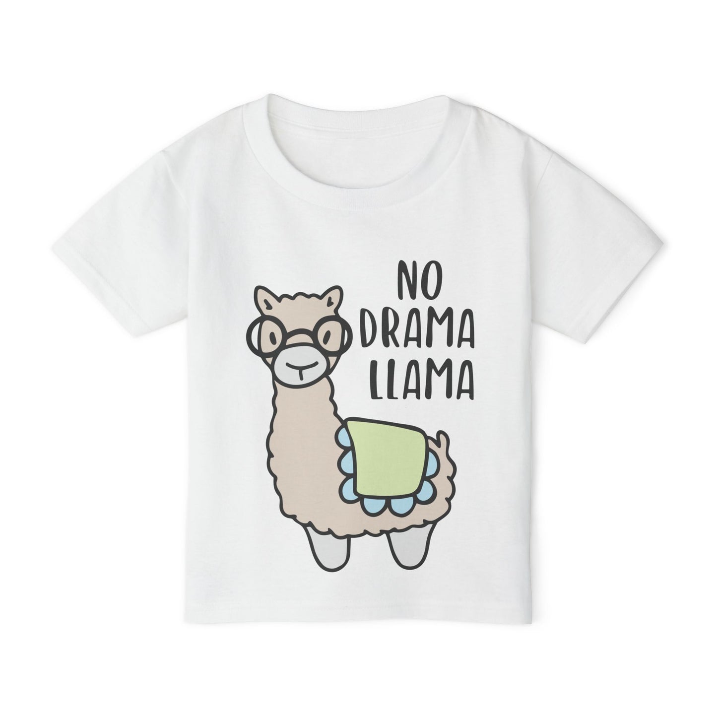 No Drama Llama Heavy Cotton™ Toddler T-shirt