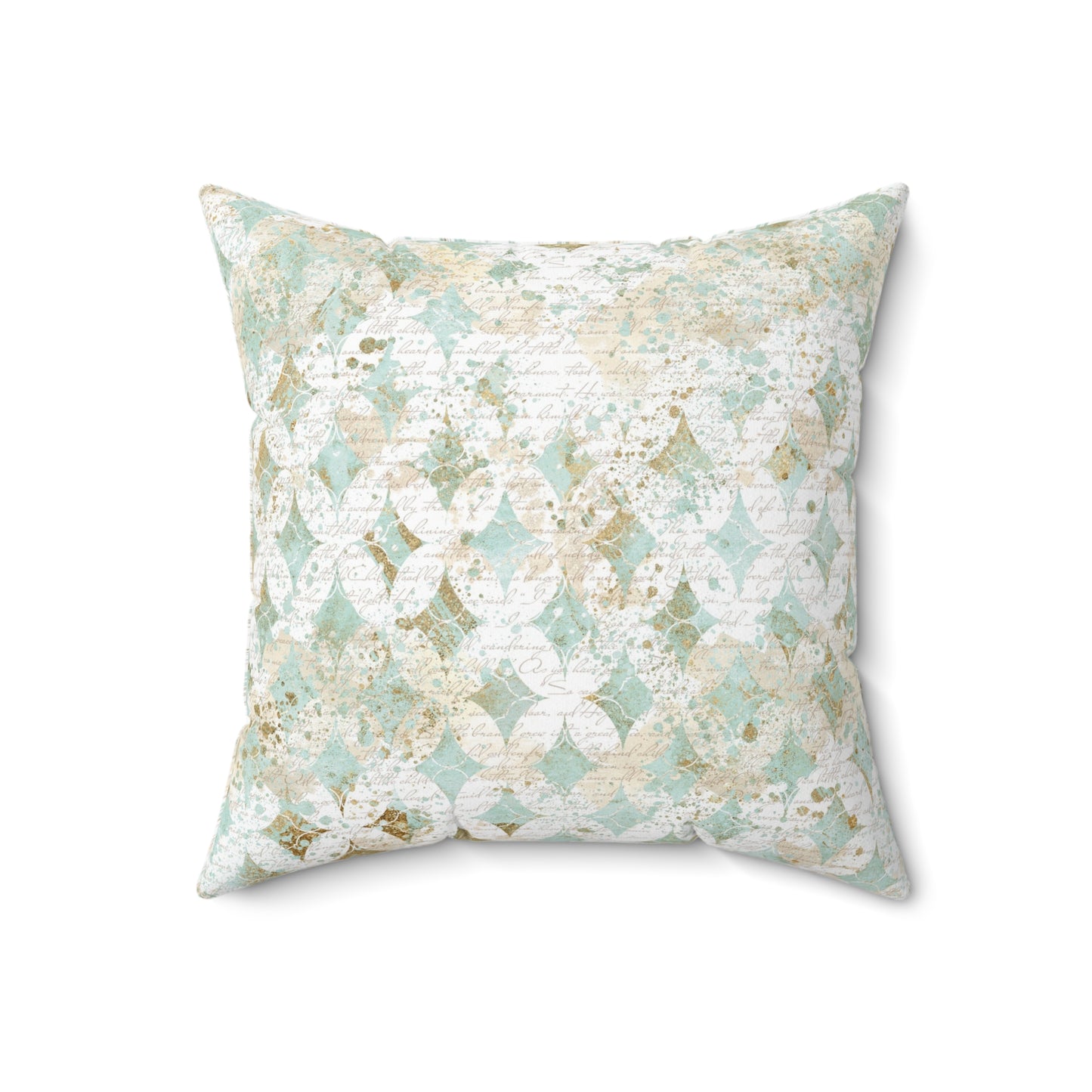 Faded Correspondence Throw Pillow