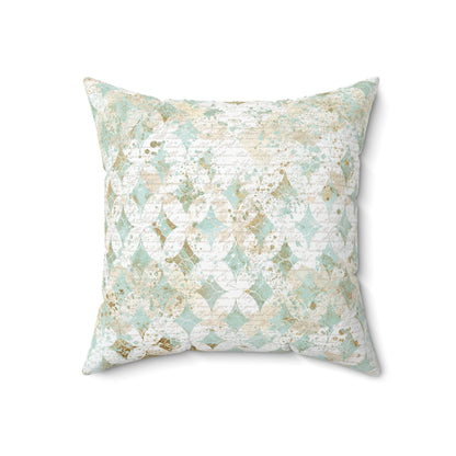 Faded Correspondence Throw Pillow