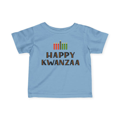 Happy Kwanzaa (Kinara) Infant Soft T-Shirt