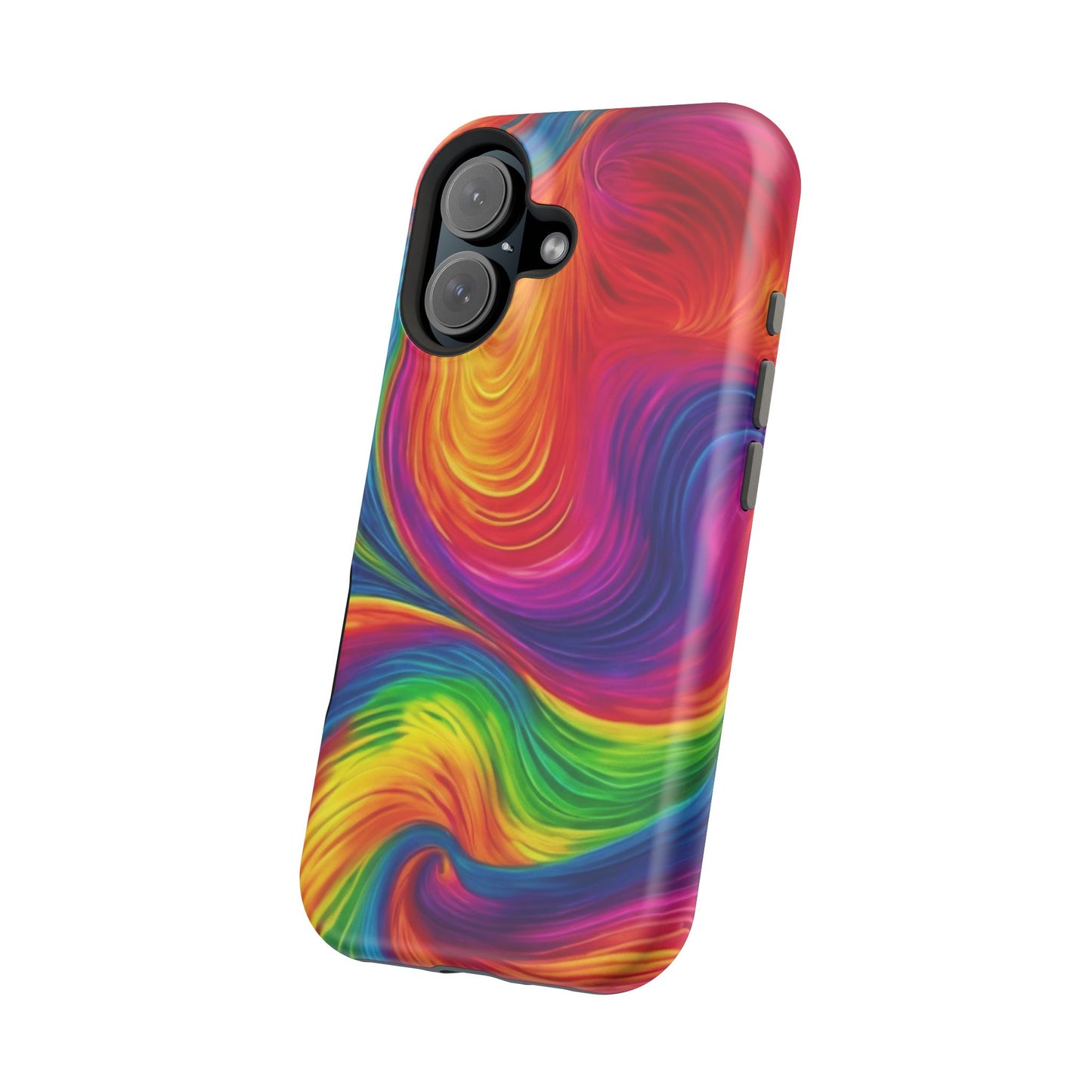 Tie Dye Color Swirl MagSafe® Compatible Tough Case for iPhone