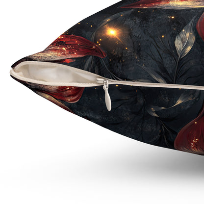 Fire Lilly Dreams Throw Pillow