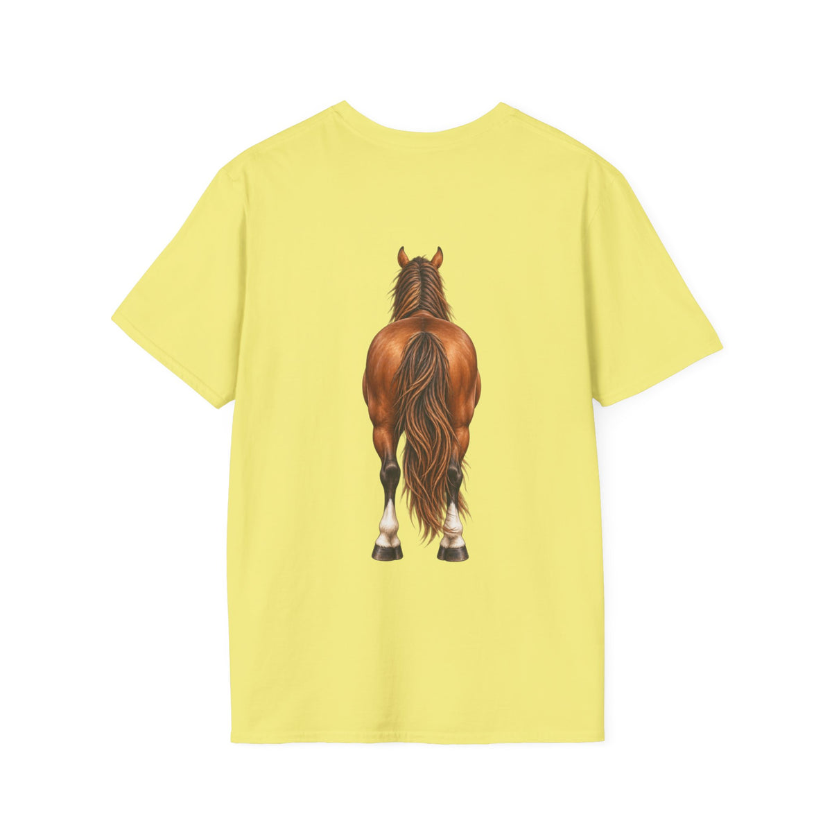 ""Front to Back Horse Lover Adult T-shirt