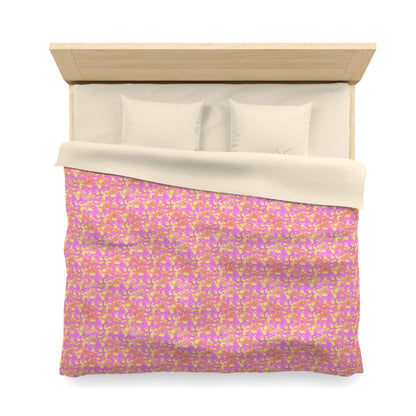 Sunset Sorbet Camo Microfiber Duvet Cover