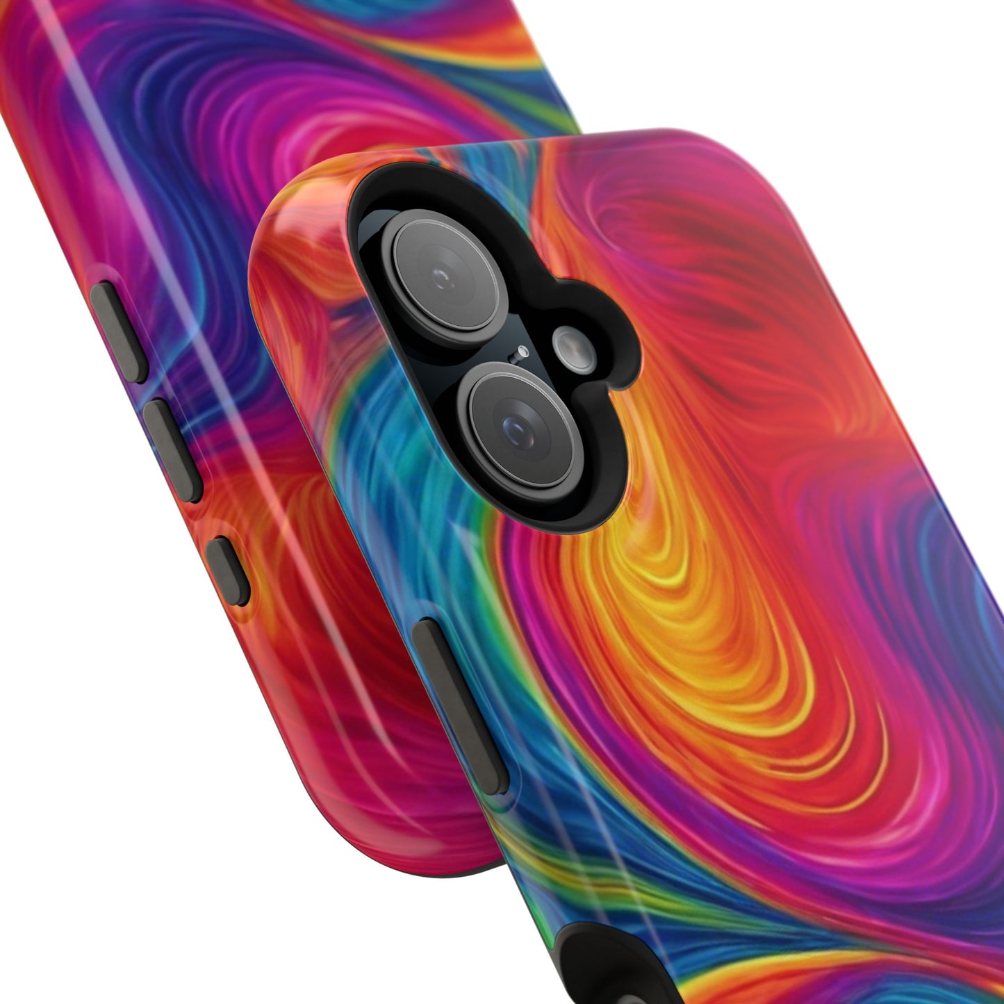 Tie Dye Color Swirl MagSafe® Compatible Tough Case for iPhone