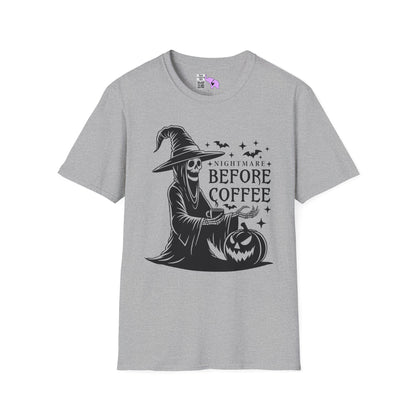 Nightmare Before Coffee Adult T-shirt