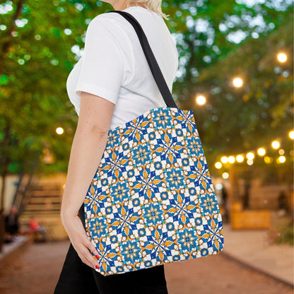 Talavera Sunburst Canvas Tote Bag