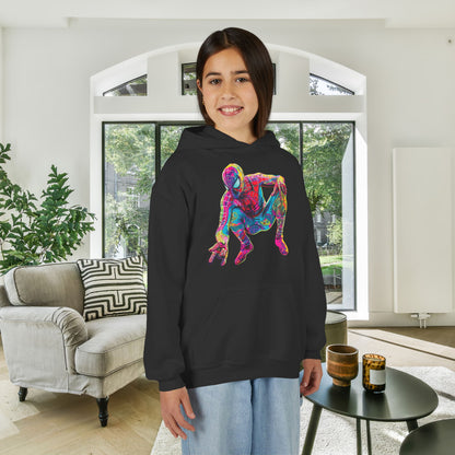 Colorful Spiderman Youth Hoodie