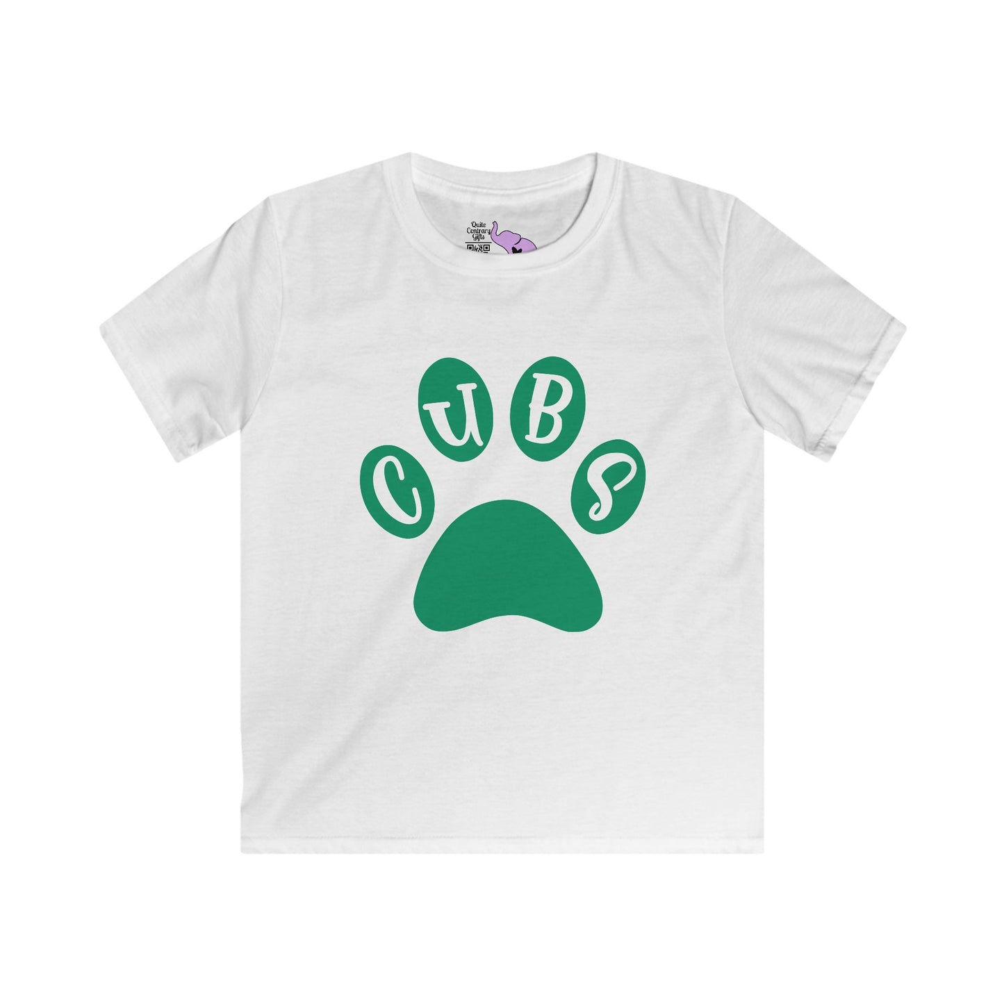Brenham Cub Tracks Youth Softstyle Tee