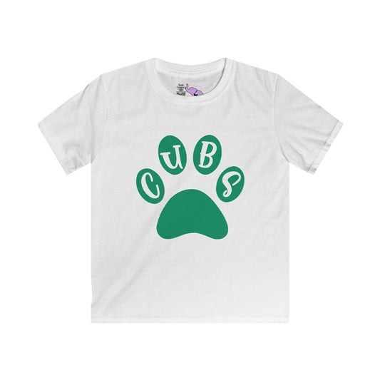 Brenham Cub Tracks Youth Softstyle Tee