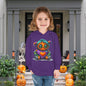 Patchwork Pumpkin Heart Toddler Hoodie