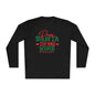 Dear Santa Just Bring Wine Adult Long Sleeve Tee