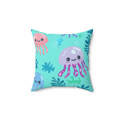 Jellyfish Daydreams Throw Pillow