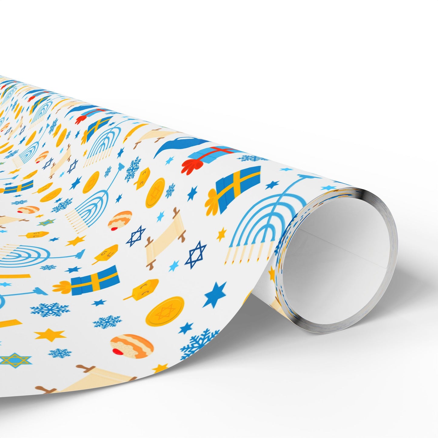 Blessings & Light Hanukkah Wrapping Paper