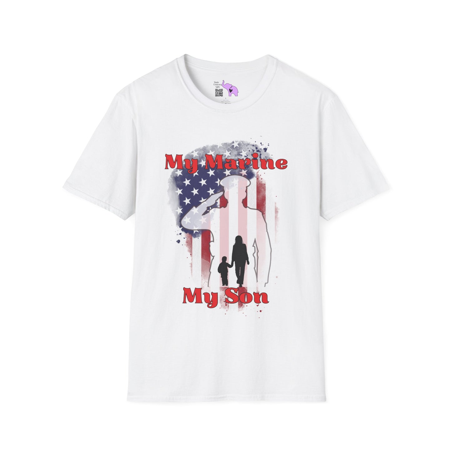 My Marine My Son (Mom) Adult T-shirt