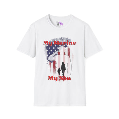 My Marine My Son (Mom) Adult T-shirt