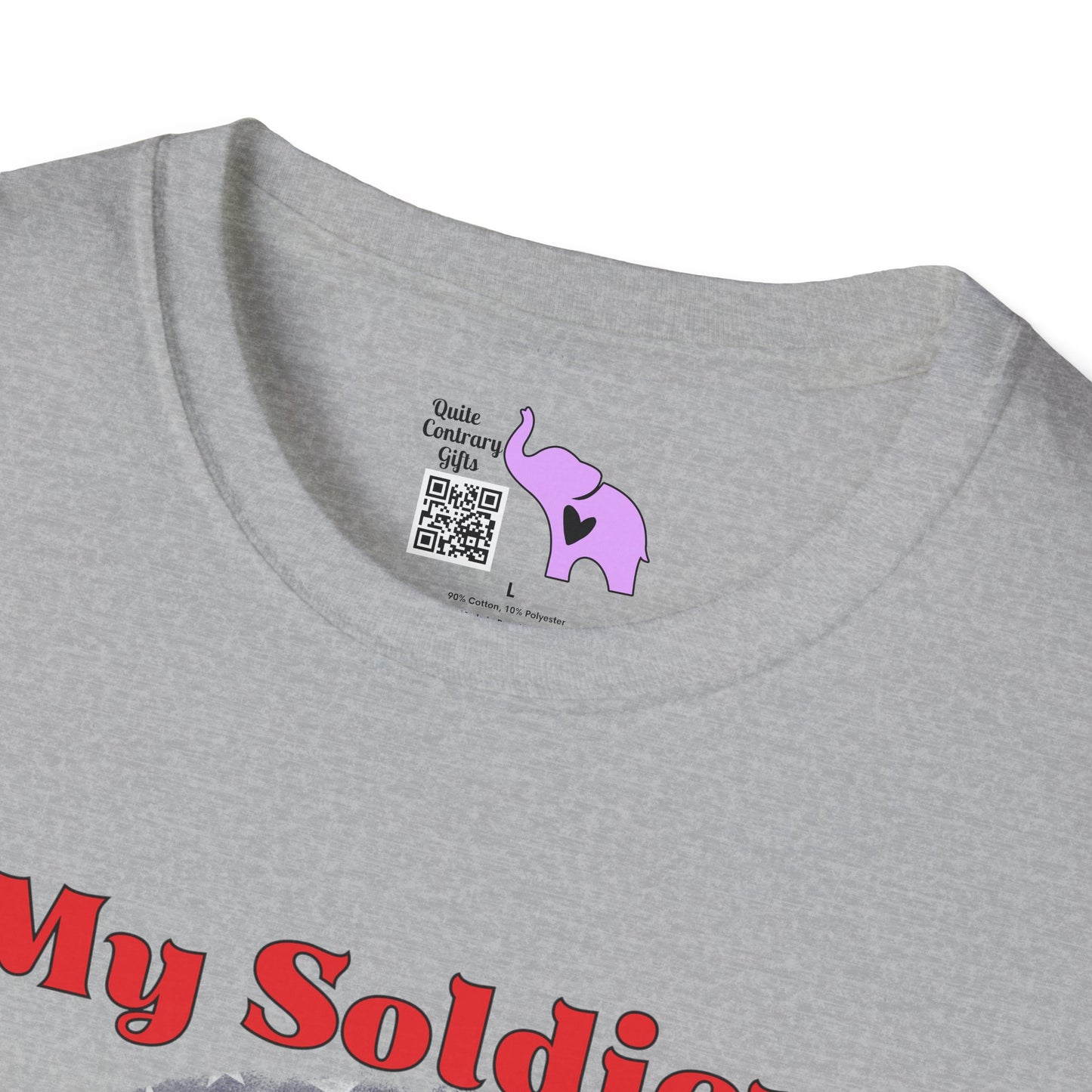 My Soldier My Daughter (Mom) Adult T-shirt